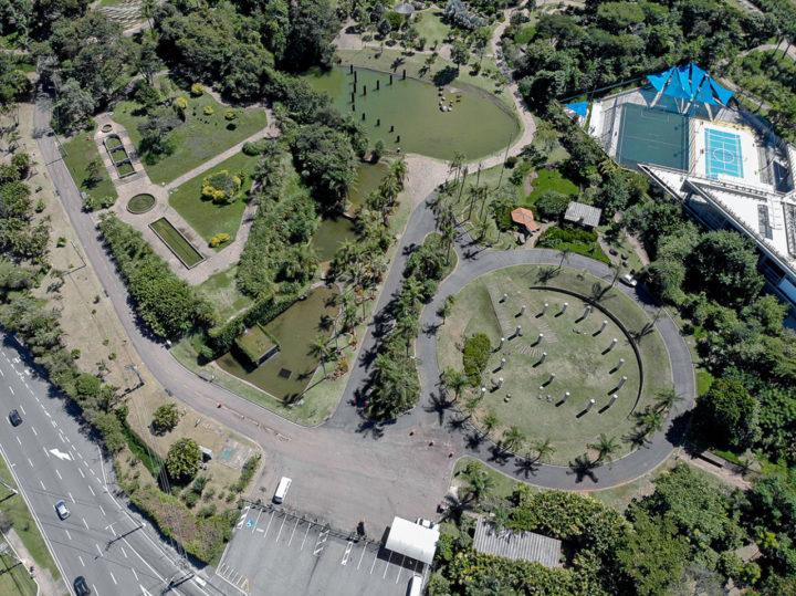Vista aérea do Jardim Botânico